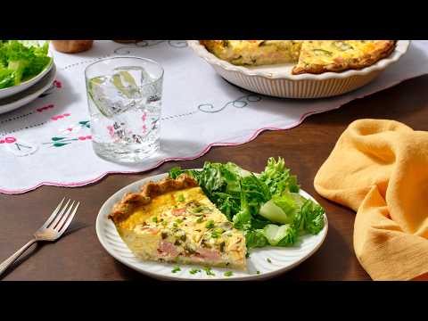 Pati Jinich - Tarta de Jamon con Queso (Ham and Cheese Quiche)