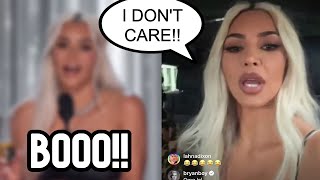 Kim Kardashian Reacts to Getting BOOED & Says WHAT About TAYLOR SWIFT!!!?!