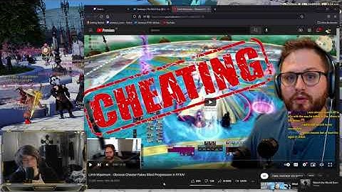 Serenaya Reacts to "Limit Maximum - Obvious Cheater Fakes Blind Progression in FFXIV" by SimonFawkes