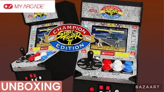 MY ARCADE (STREET FIGHTER II  CHAMPION EDITION) UNBOXING & GAMEPLAY