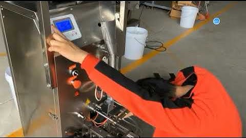 ZONESUN Filling and Sealing Machine Debugging Video