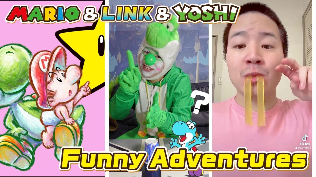 The Funny Adventures of Mario & Link ＆ Yoshi 🤣 ＃5505 - YouTube