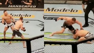 Justin Gaethje vs Michael Chandler highlights - best moments 🔥