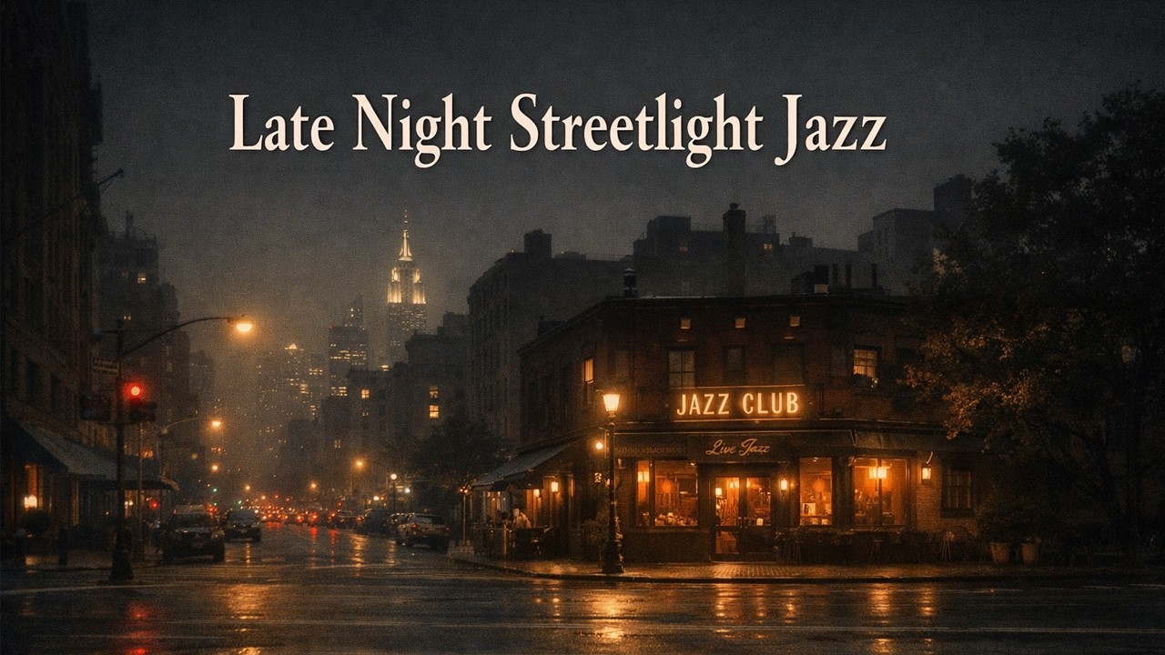 Late Night Streetlight Jazz | 재즈뮤직