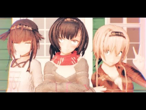 【艦これMMD】秋月・初月・照月〘私服Ver〙で金星のダンス