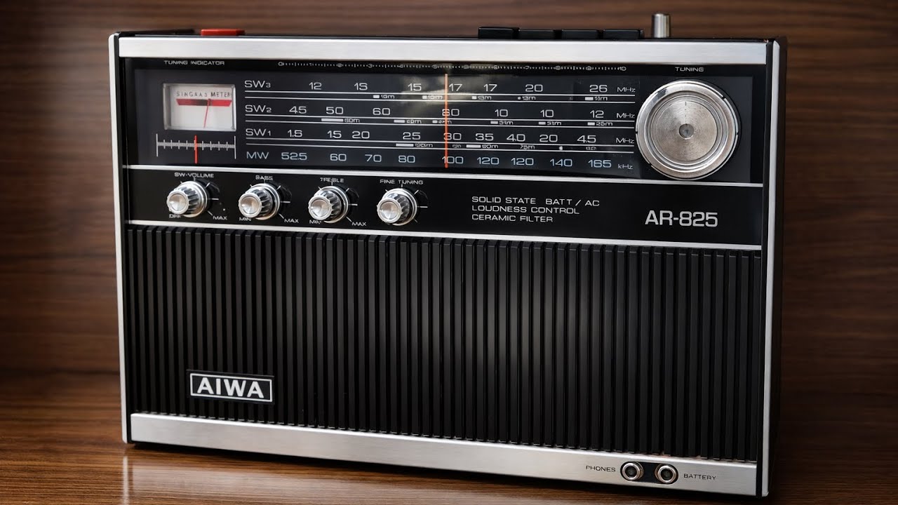 AIWA AR-825 Radio: Made in Japan