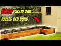 Build an Oak Sleeper Raised Bed | ULTIMATE Guide