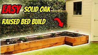 Build an Oak Sleeper Raised Bed | ULTIMATE Guide