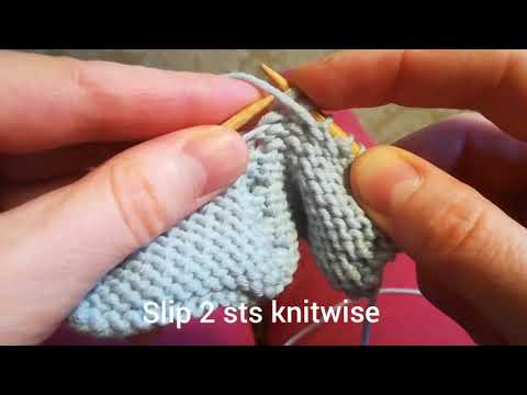Decrease stitches purlwise