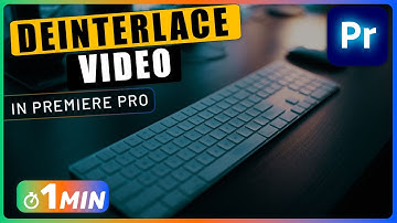 How to DEINTERLACE Video in Premiere Pro
