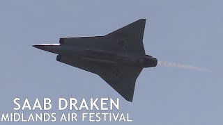 SwAFHF 🇸🇪 Saab J35J Draken - Midlands Air Festival 2023