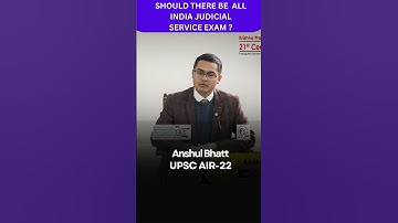Anshul Bhatt AIR 22 | UPSC CSE 2023 Topper Mock Interview #judicialexams #iasofficer #upsc2023topper