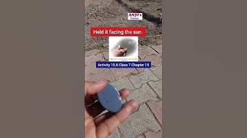 Activity 15.6 Class 7 Science Chapter 15 || A Concave Mirror forms a real Image of Sun #shorts