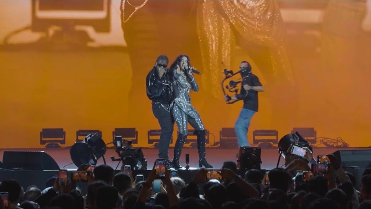 Rayvanny and Nora Fatehi Performance in DUBAI FESTIVAL 