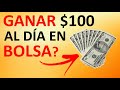 🔥 Cómo GANAR $100 DÓLARES  al DÍA en BOLSA de media |👉4 OPORTUNIDADES de Inversión