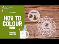 How to colour in a cute mice and blend with Touchnew markers | #speedcolouring