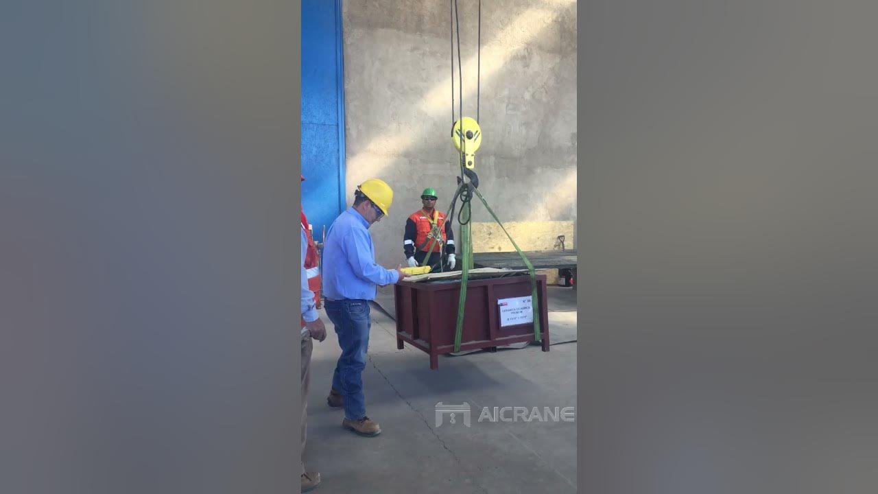 5 Ton Overhead Crane Load Test Aicrane YouTube
