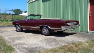 1965 Oldsmobile Olds Cutlass 442 Convertible in Red 4 Speed & Ride  My Car Story with Lou Costabile