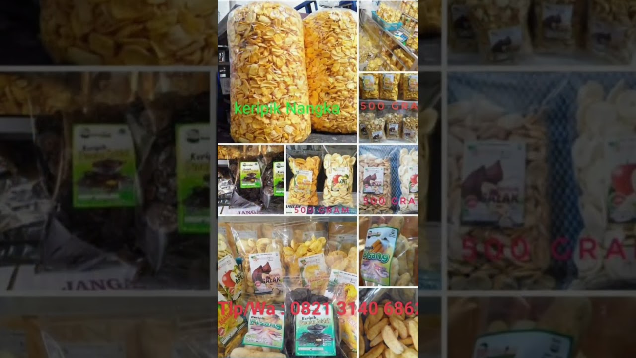 Agen Grosir Dan Eceran Keripik Buah #santouring