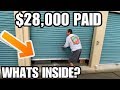 $28,000 PAID for years WHATS INSIDE ? 12 years of dust! I bought an abandoned storage unit