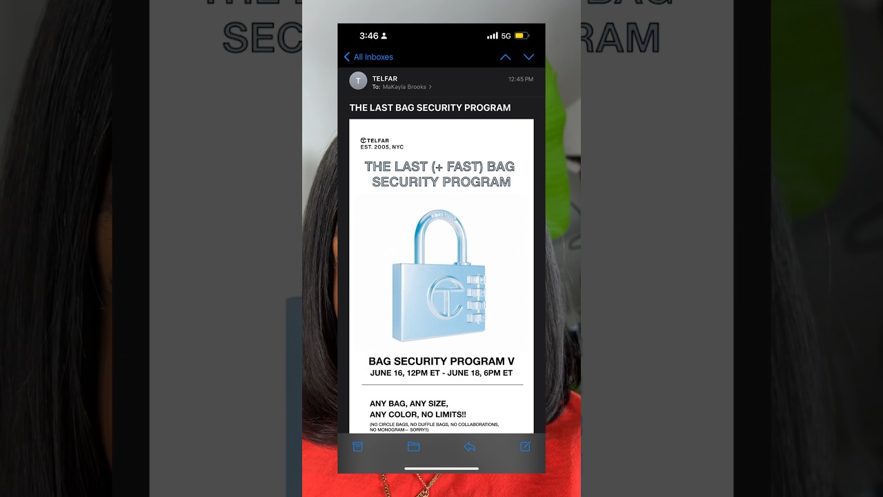 TELFAR’S LAST BAG SECURITY PROGRAM 2023 😧 