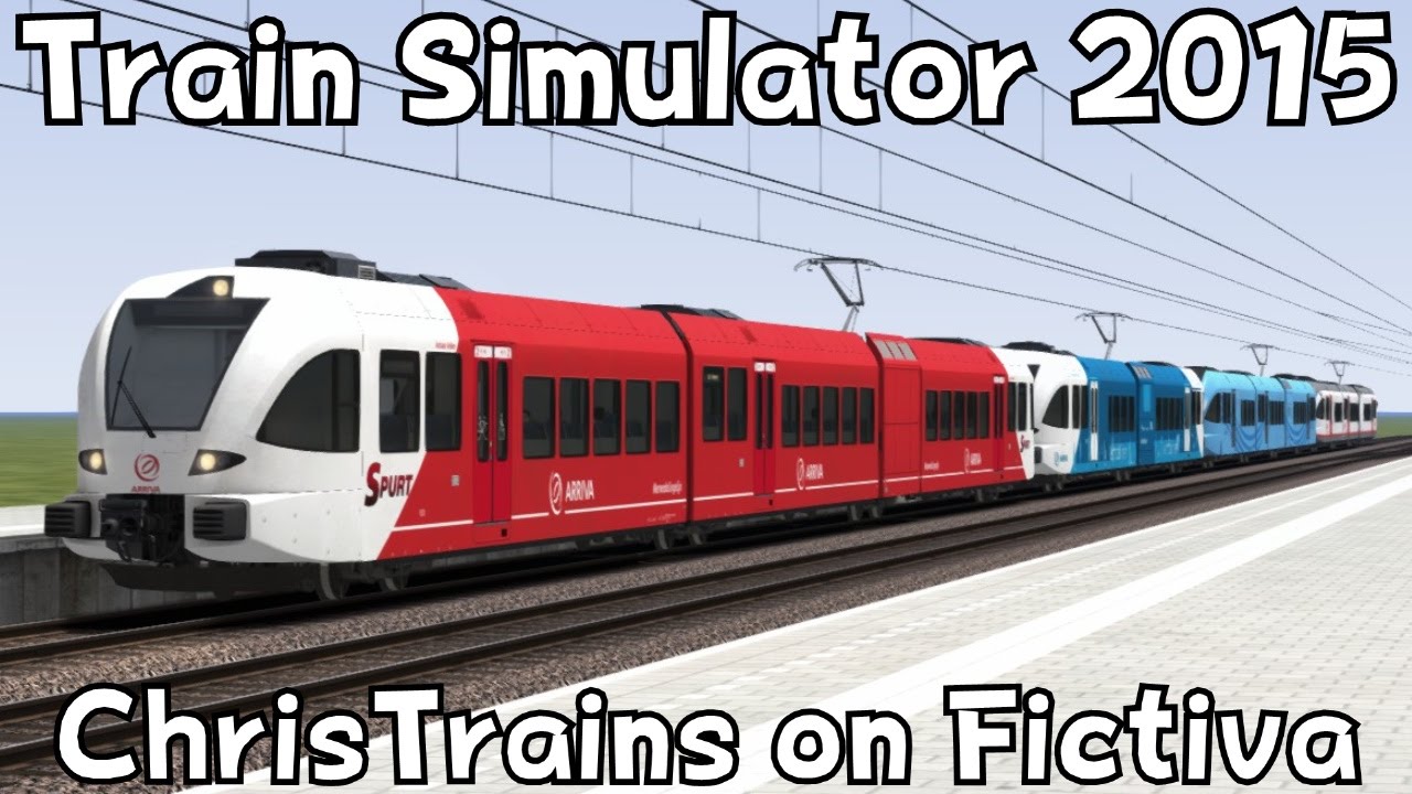 Train Simulator 2015: Special ChrisTrains Stadler GTW train on my own route