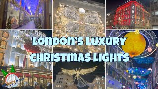 London's Luxury Christmas Lights | Christmas in London 2023