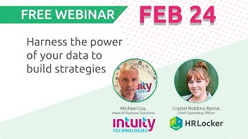 HRLocker & Intuity - Harness the power of your data