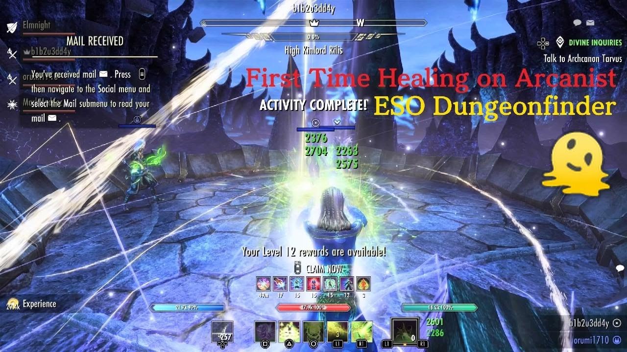 Elder Scrolls Online Healing as Arcanist First Time In
