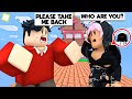I LOGGED Into My SISTERS Account And It Got WEIRD.. (Roblox Bedwars)