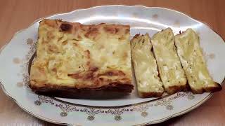 Быстрый пирог из лаваша с творогом и сыром