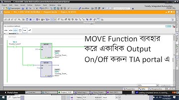 PLC Programming with MOVE instruction