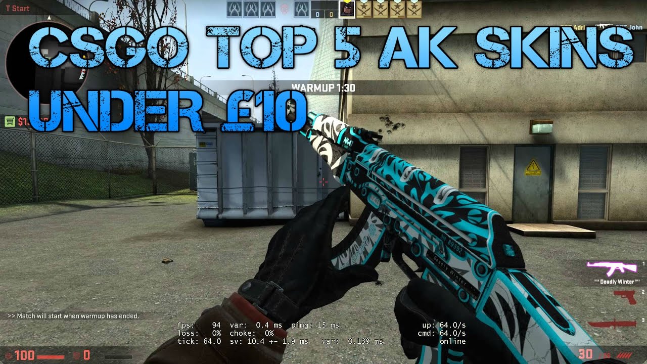 cs go top 5 ak skins under 10 best cheap ak skins youtube