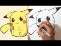 Coloriage Manga Pikachu Kawaii