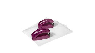 SmartSealer BatteryOperated Storage Bag Sealer 2pack