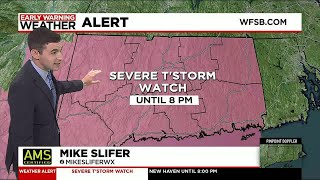 FORECAST: Severe thunderstorm watch issued for all of CT