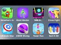 Smashers.io, Giant Master, Helix Jump, Cross Fight, Ultimate Disc, ASMR Slicing, Twoer Run, Stort It