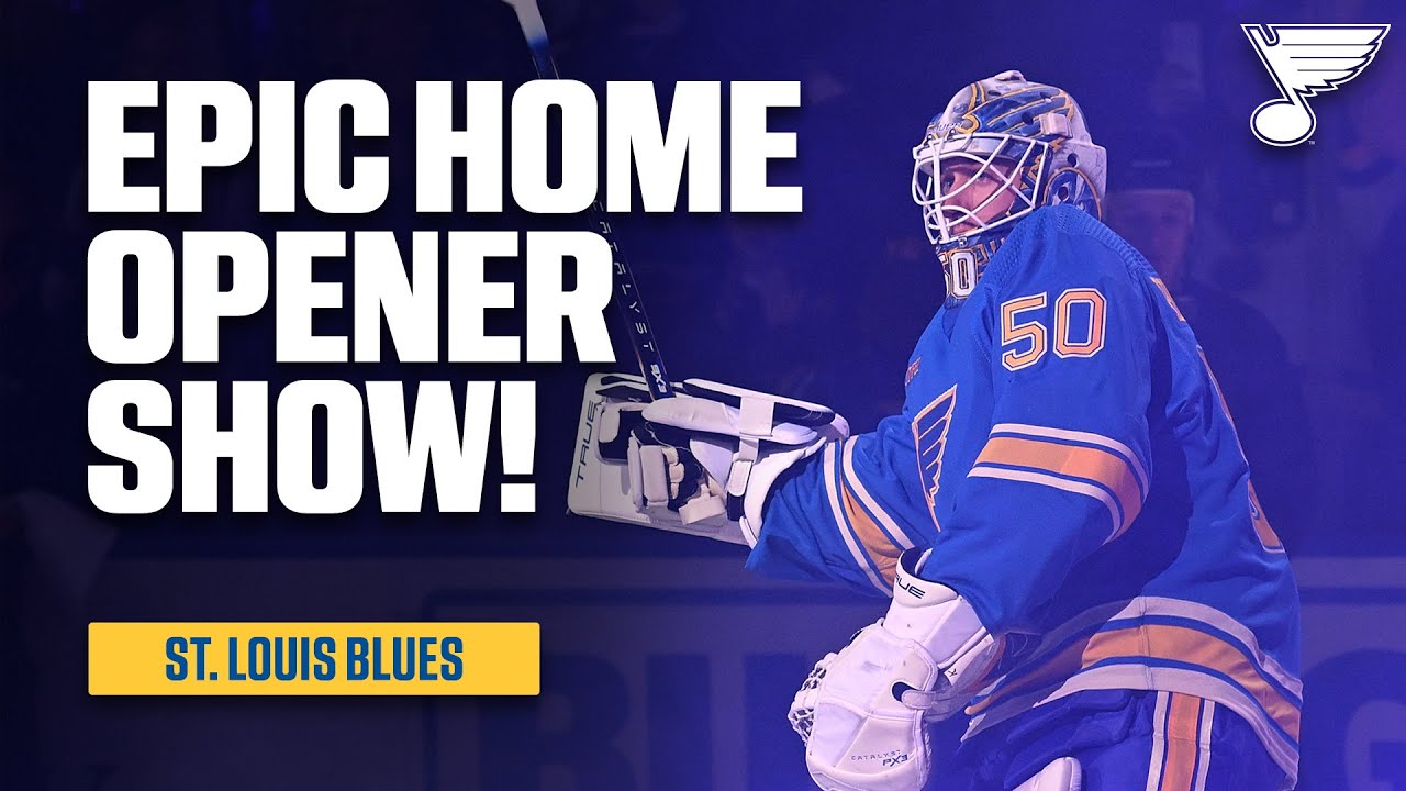 Blues put on EPIC Home Opener show 