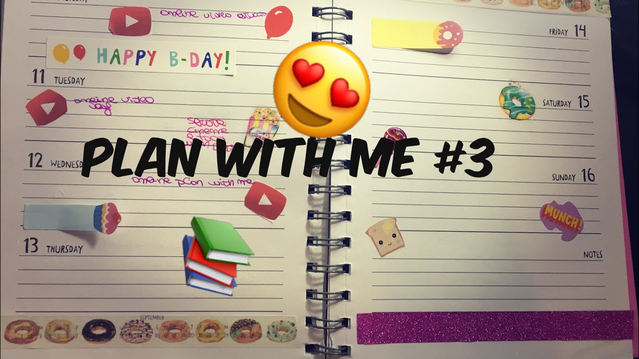 PLAN WITH ME #3 DECORIAMO L’AGENDA DI TIGER!😍📚✏️ - MyPinkWorld 18 - YouTube MyPinkWorld 18
