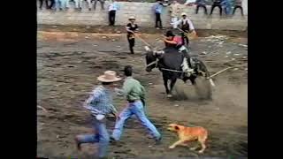 JARIPEO STO TOMAS AJUSCO 23 DICIEMBRE 1997.   JINETES DEL DF.