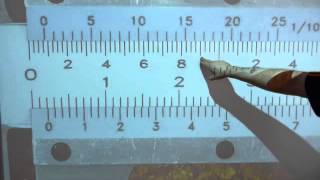 Read a fine-adjusting Vernier caliper (1/1000 inch)