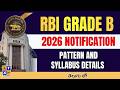 RBI Grade B 2026 Notification, Pattern and Syllabus Details | LTX Classes | Vizag