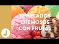 10 HELADOS DE FRUTAS