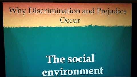 Sociology 10.2 Lecture - Patterns Of Intergroup Relations