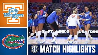 No. 11 Tennessee Lady Volunteers vs. No. 7 Florida Gators | Match Highlights | 2026 SEC Volleyball