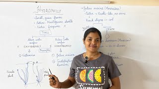 ISC-CLASS12-BIOLOGY-CH2 HYDROPHILY (water pollination)