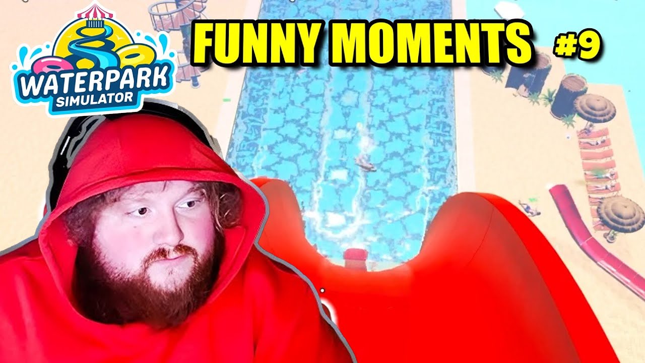 Best of CaseOh Waterpark Simulator! (FUNNY MOMENTS) #9