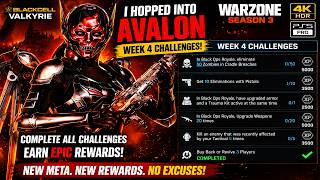 I Tried Completing *WEEK 4* CHALLENGES in AVALON and VERDANSK… 😳(Warzone WEEKLY Challenges Season 3)