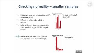 Famous 3. Tests for Continuous Data - Assessing Normality Wealth