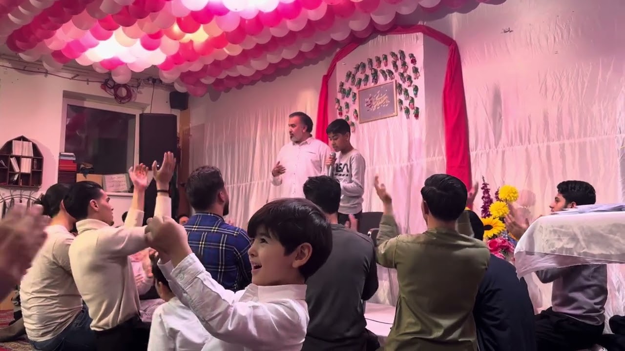 هیئت منتظران ظهور شهر برلین مداح خردسال امیر عباس قربانی